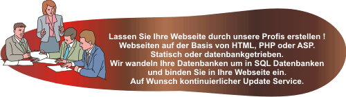 Webseitenerstellung von Profis